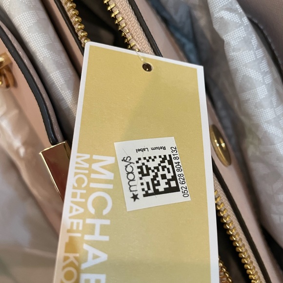 Michael Kors Satchel Leather Handbag - Soft Pink - Rochelle - Picture 6 of 6